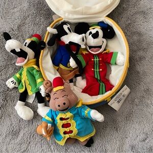 NWT Vintage Beanie Baby Silly Symphonies The Band Concert Set 1935 Drum